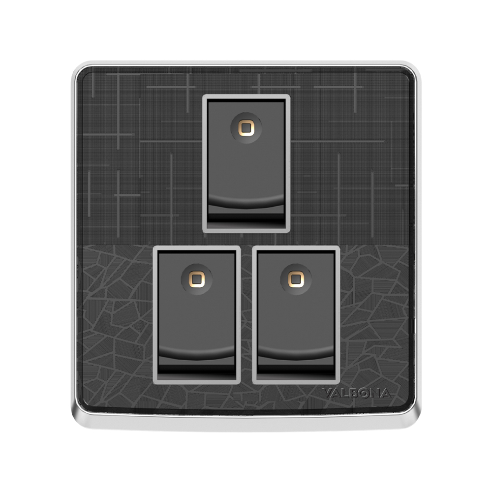 3 GANG 2 WAY SWITCH